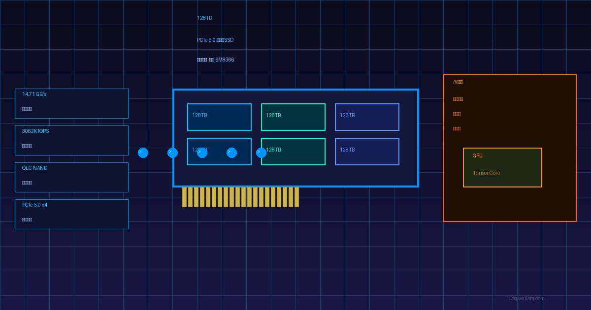 💾 单盘128TB！AI时代的企业级SSD有多炸裂